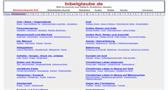 Desktop Screenshot of bibelglaube.de