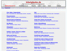 Tablet Screenshot of bibelglaube.de